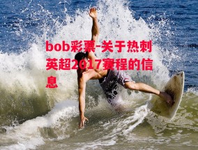 bob彩票-关于热刺英超2017赛程的信息