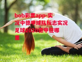 bob彩票app-实况中德甲球队标志实况足球2020德甲在哪里